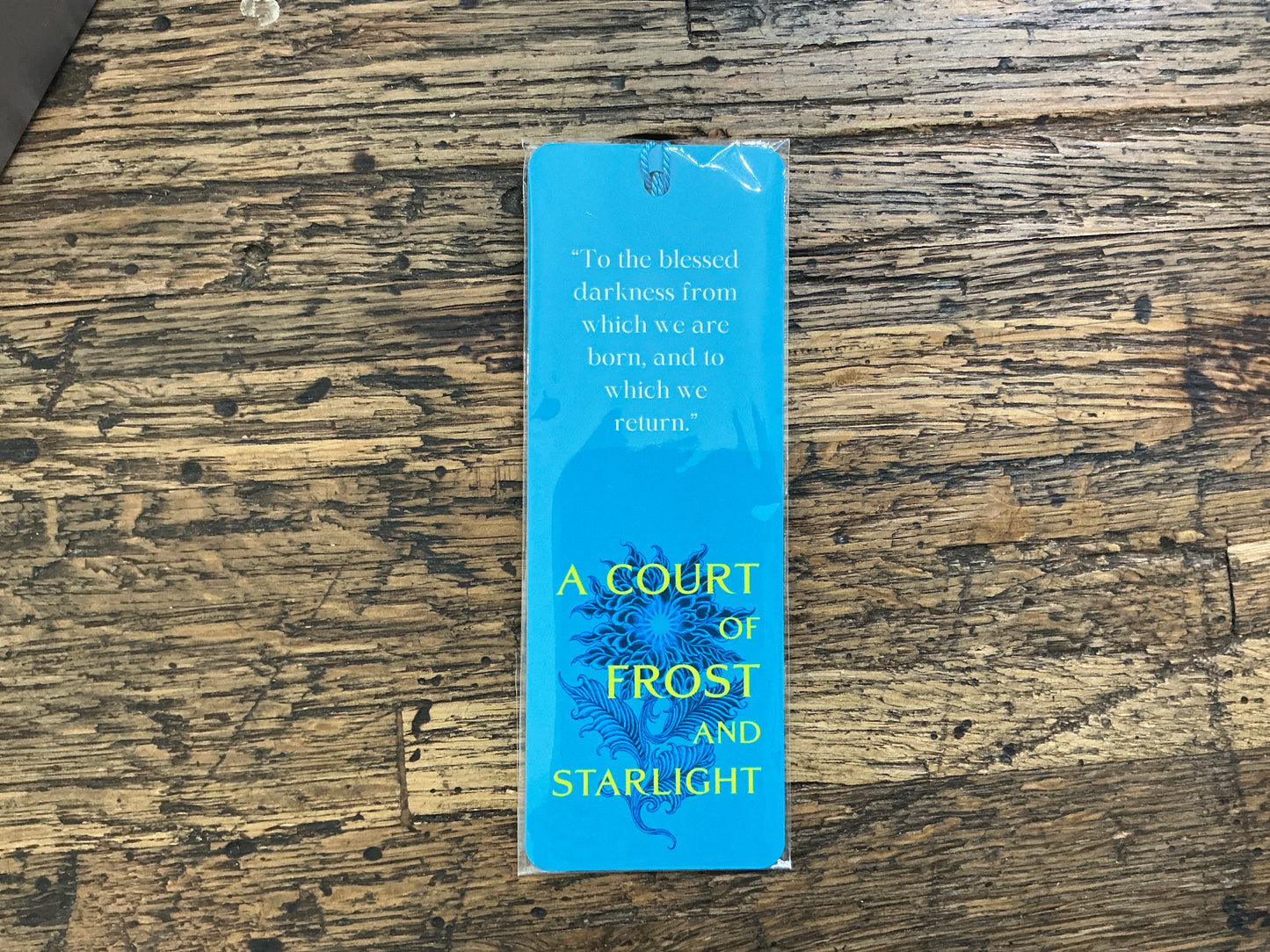 CS - SJM Quote Metal Bookmark (A Court of Frost and Starlight)