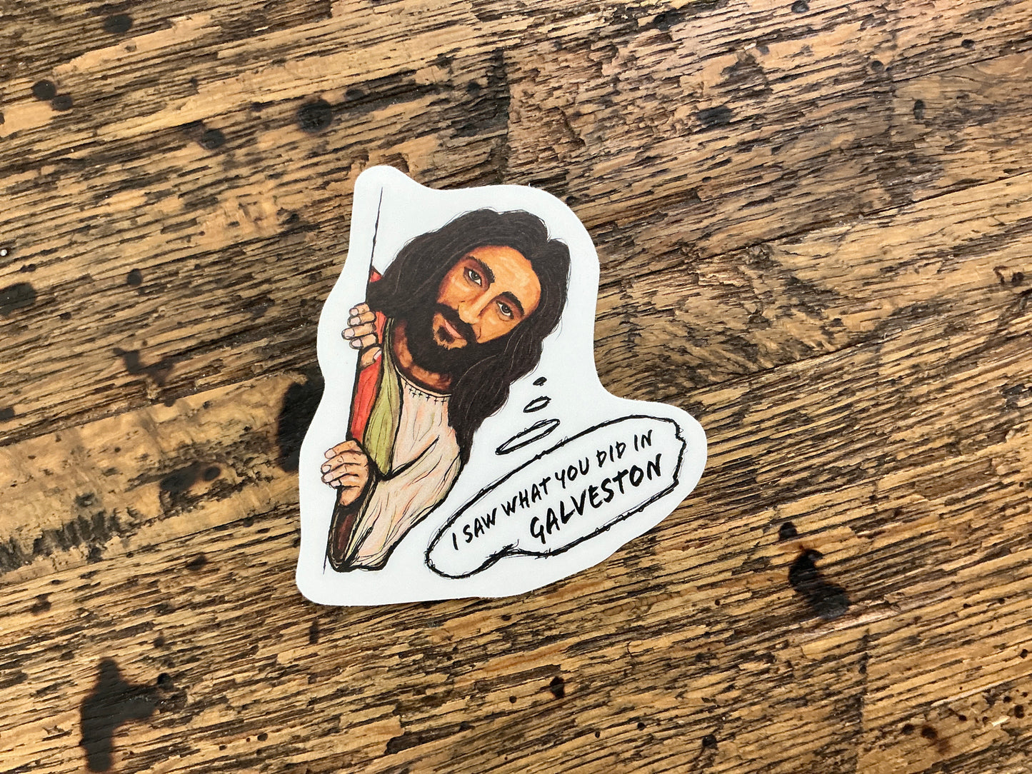 NE - Saw That - 3" Galveston Sticker