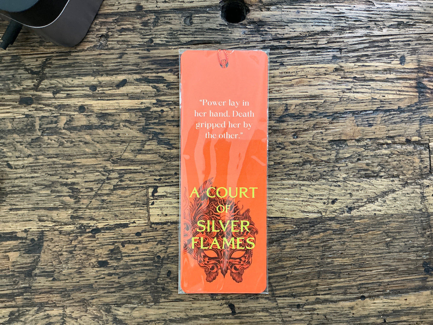 CS - SJM Quote Metal Bookmark (A Court of Silver Flames)