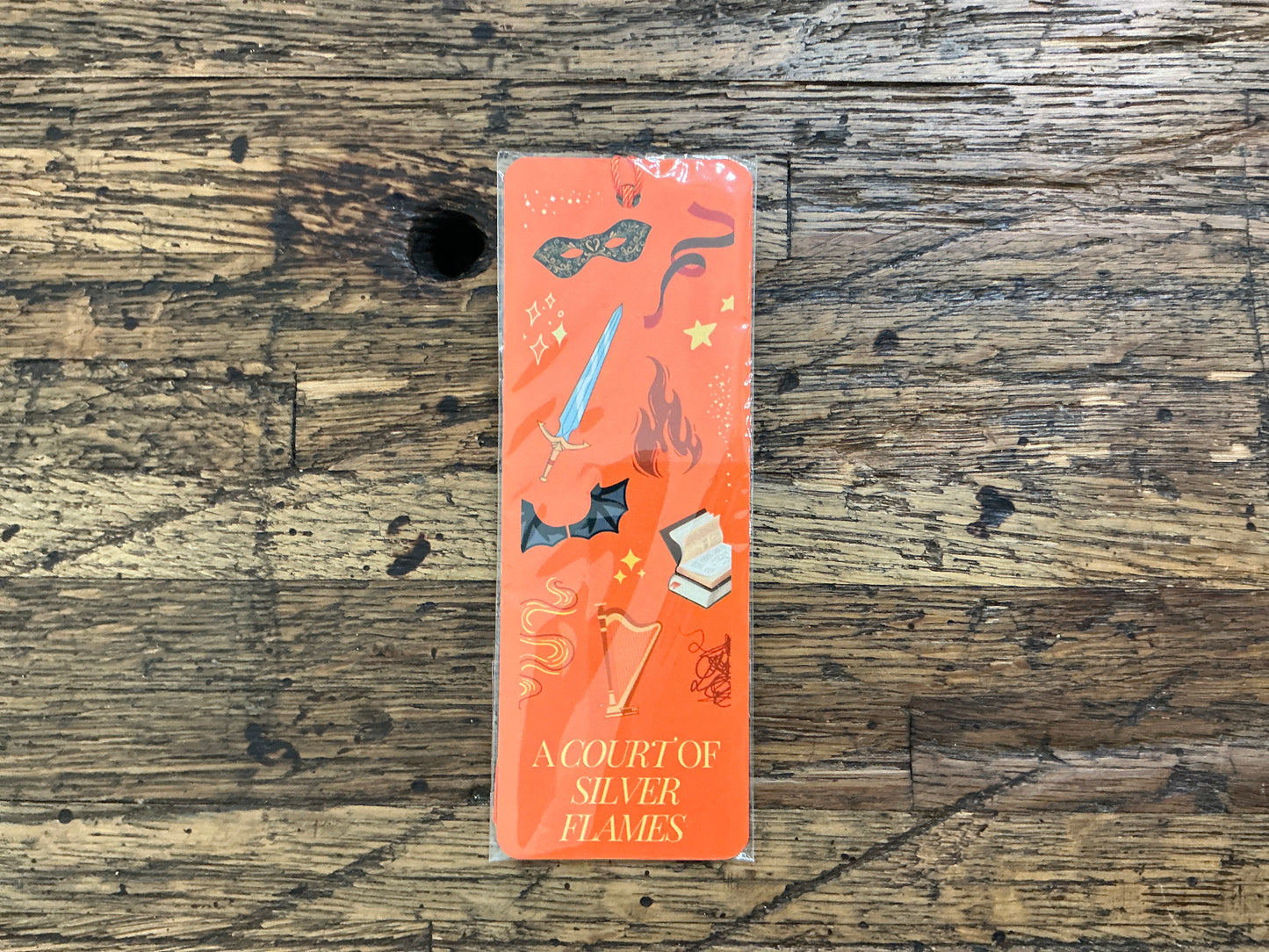 CS - SJM Collage Metal Bookmark (A Court of Silver Flames)