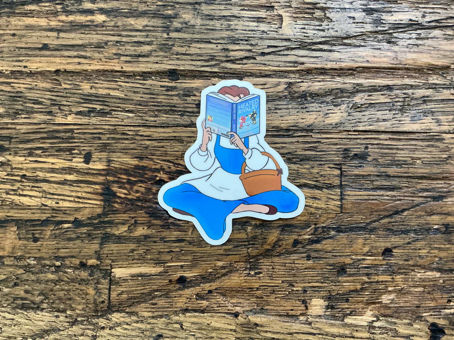 WW - Princess Reading - Heated Rivalry - sticker