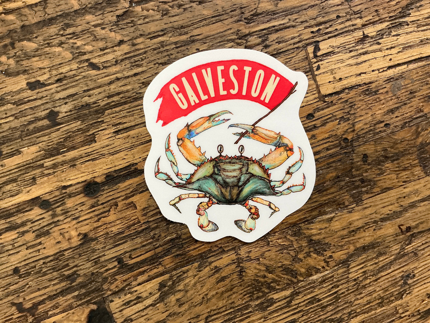 Ahoy - 3" Galveston Sticker