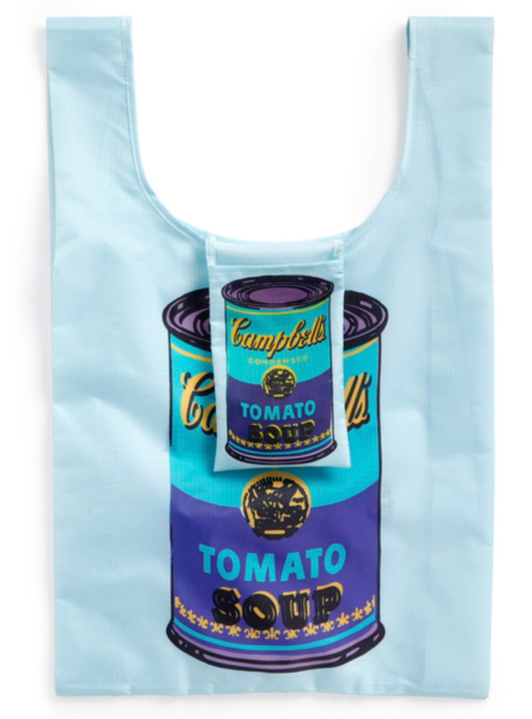 Andy Warhol Soup Can Packable Nylon Tote Bag