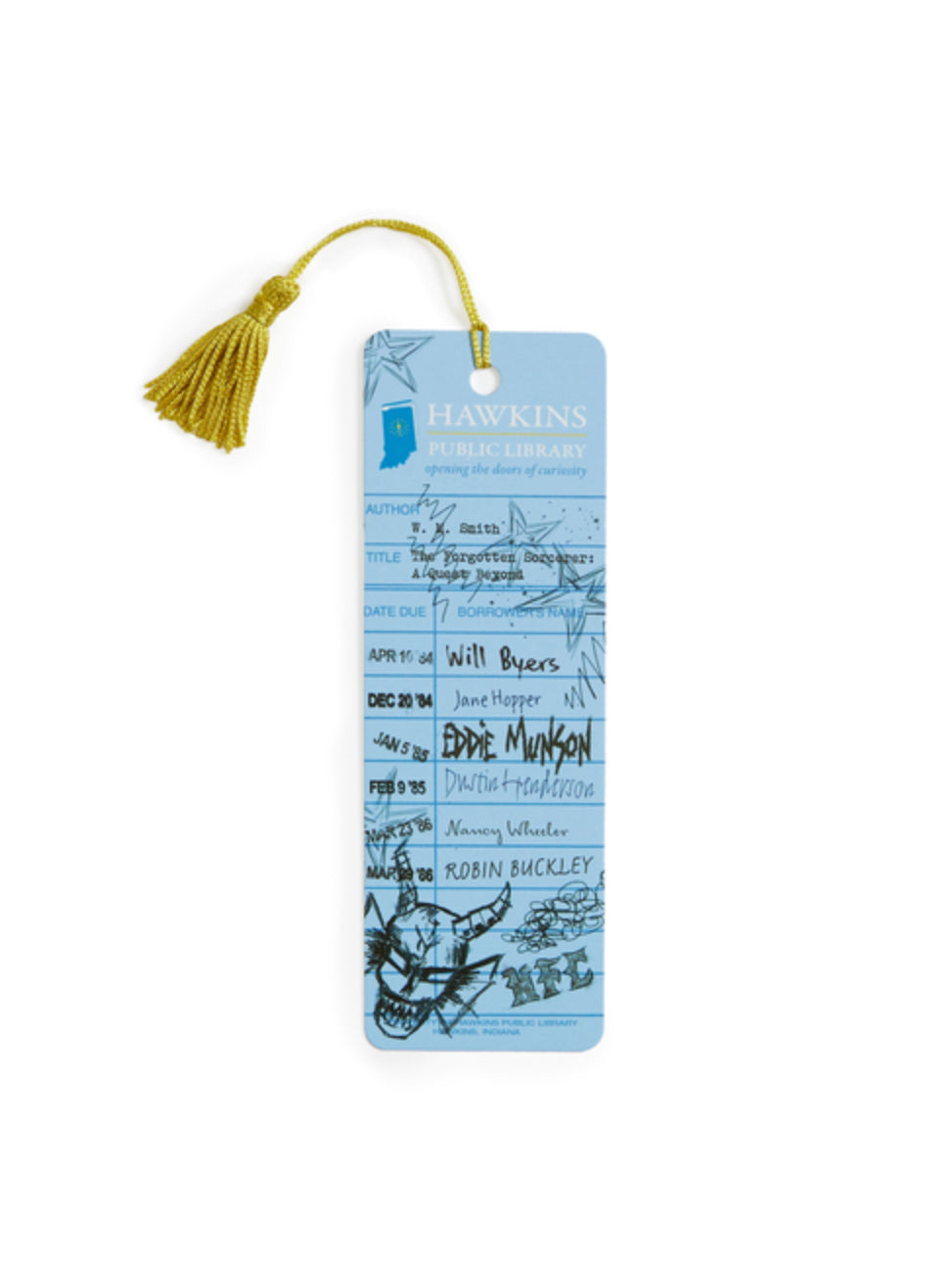 Stranger Things: Hawkins Public Library Bookmark