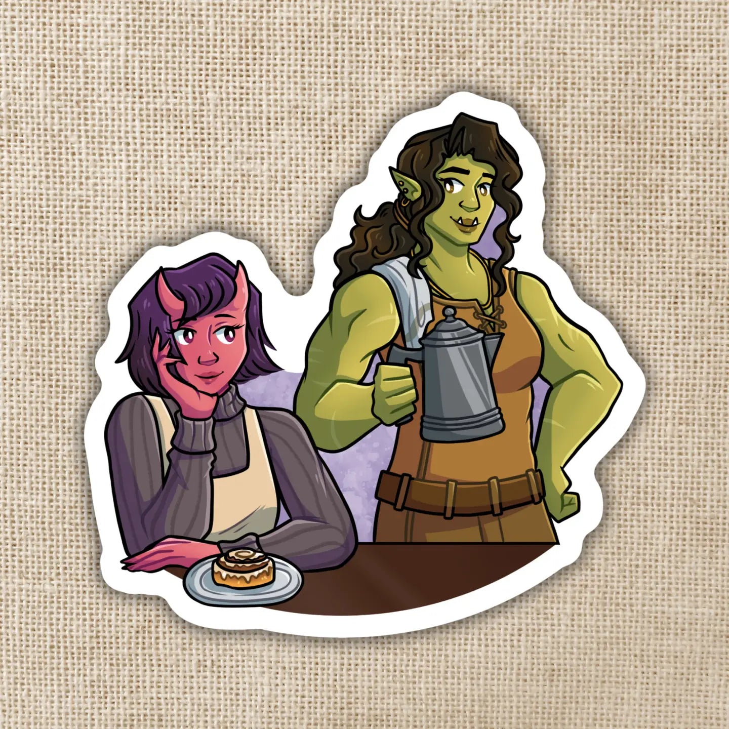 WE - Viv & Tandri Sticker | Legends & Lattes