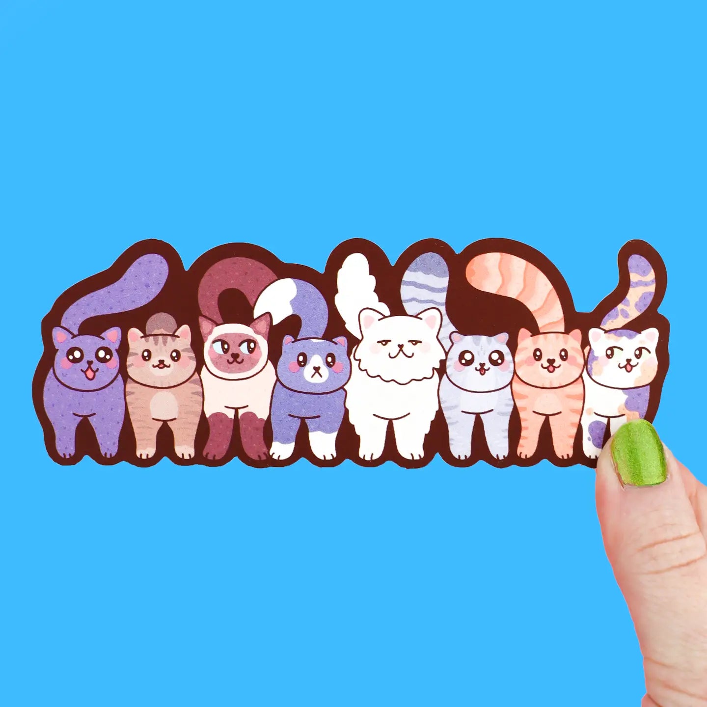 TS - Funny Cat Butts Book Lover Kitty Bookmark