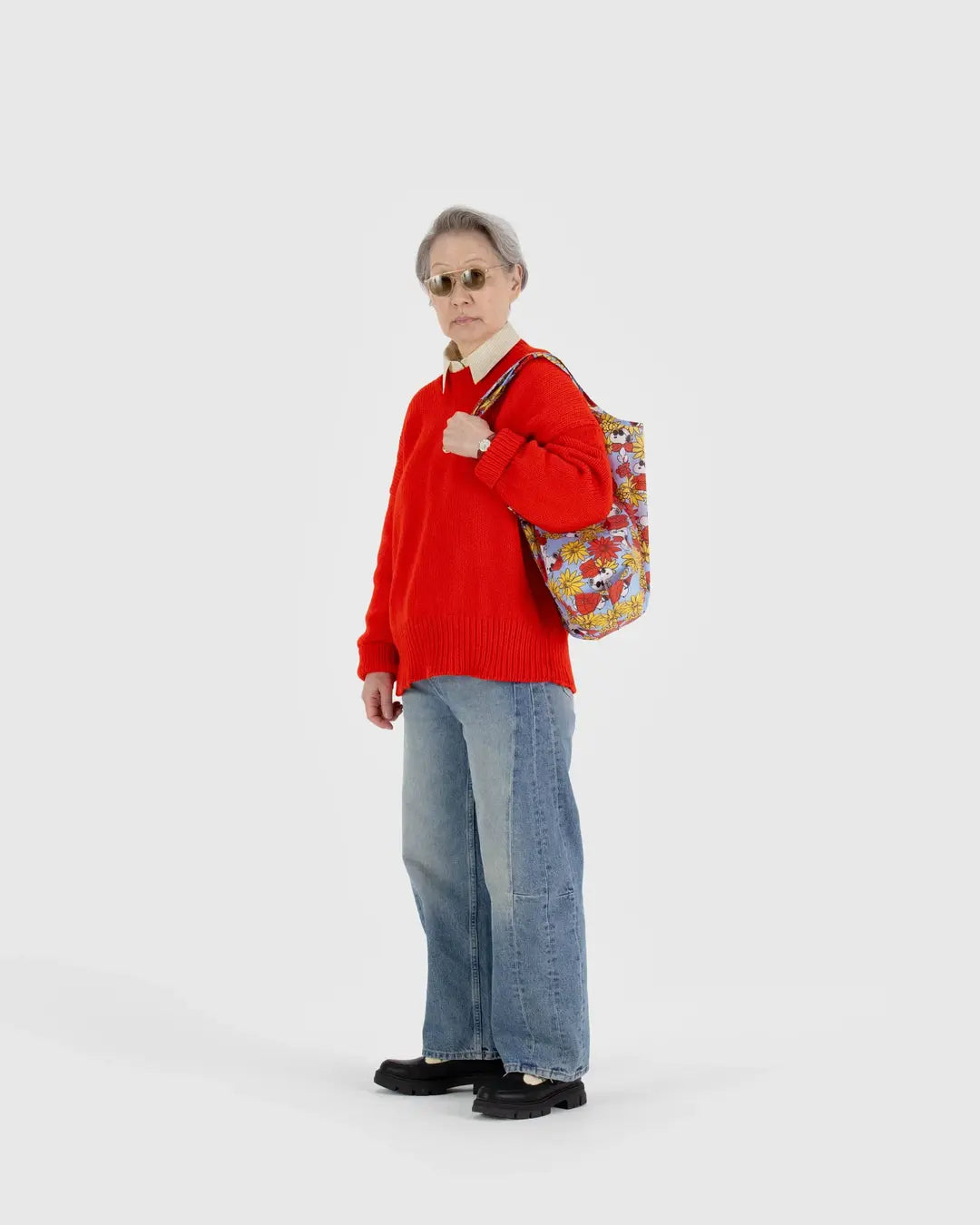 BAGGU - Standard Baggu, Floral Snoopy