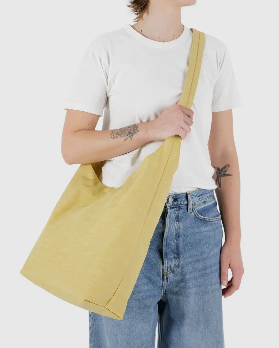 BAGGU - Large Nylon Sling, Butter