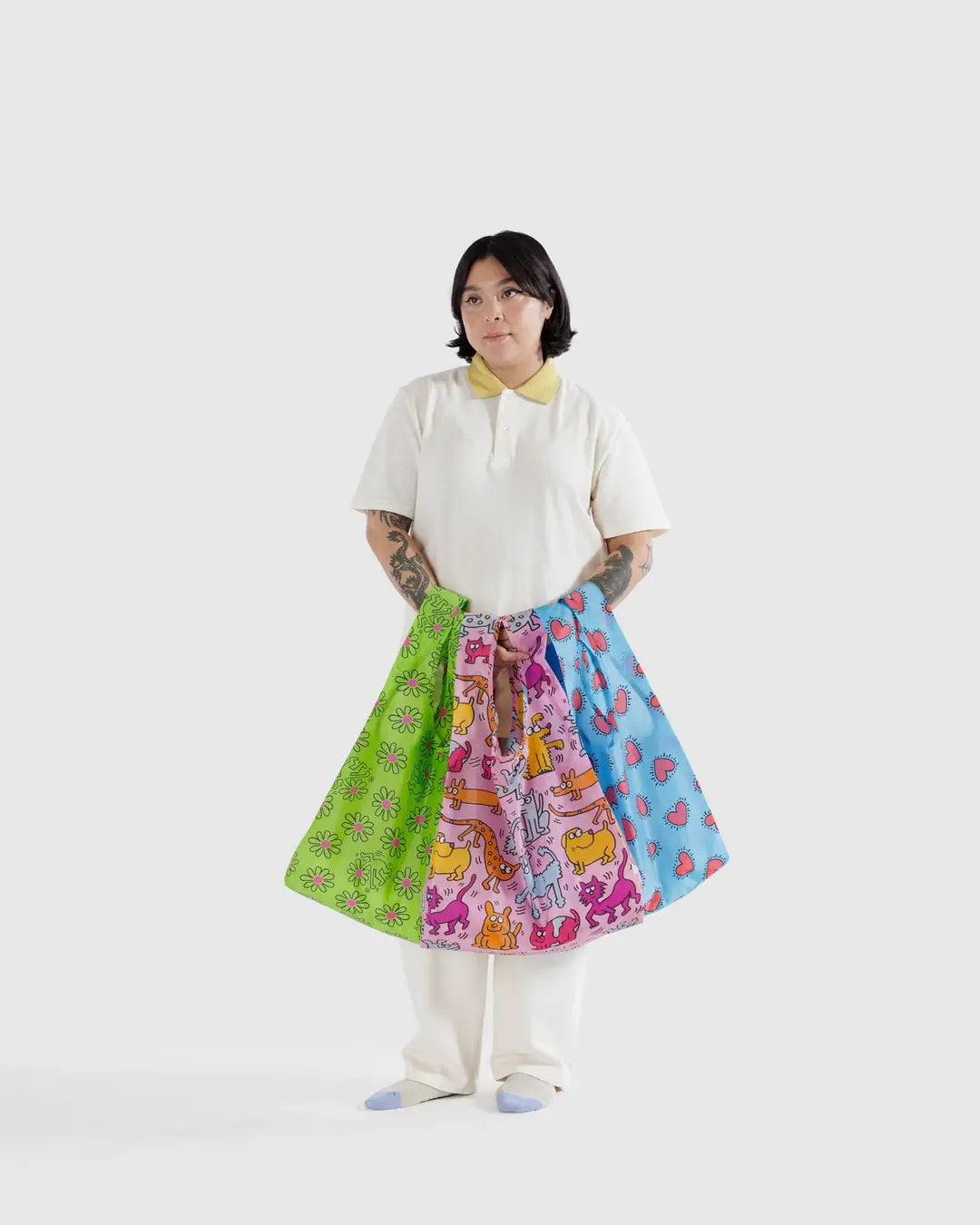 BAGGU - Standard Baggu Set of 3, Keith Haring