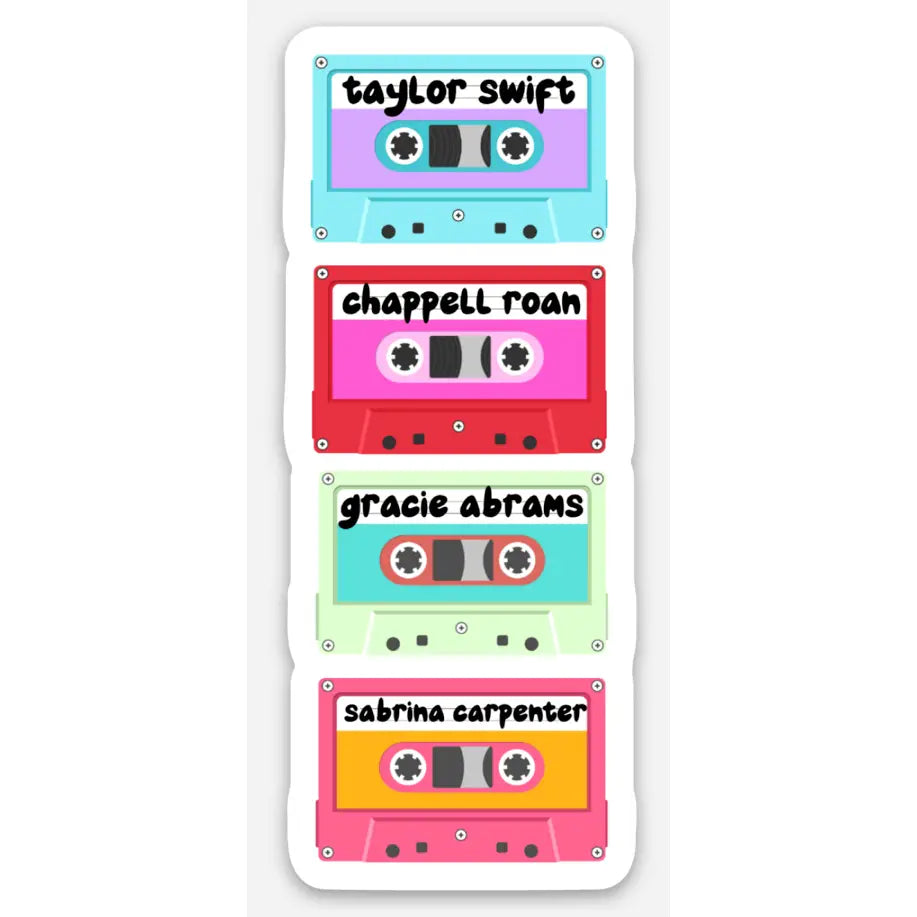IAP - Girls Love Their Cassettes Sticker