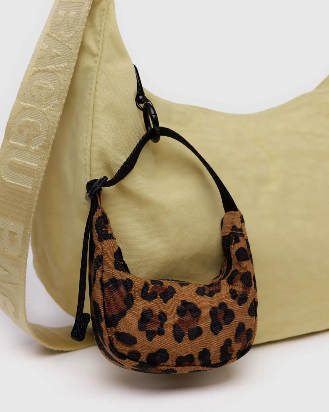 BAGGU - Crescent Bag Charm, Leopard