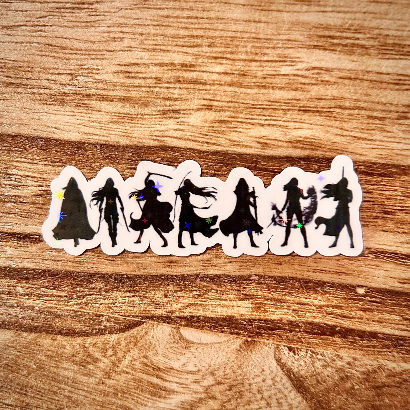 AN - Throne of Glass Silhouettes Sticker