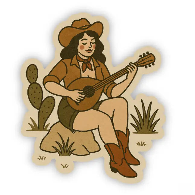 IAP - Western Cowgirl Sticker – Ranch Life