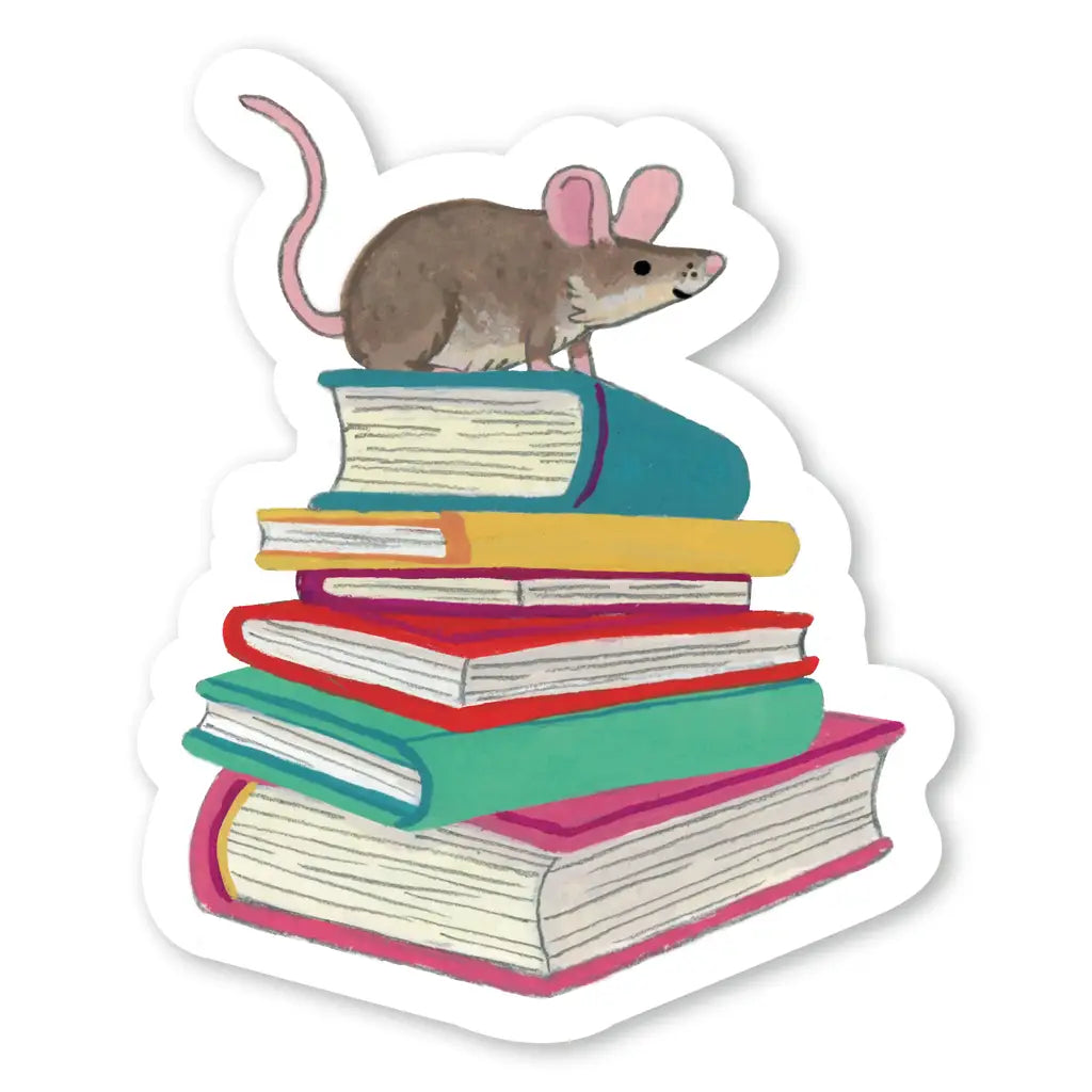 PM - Book Mouse Sticker