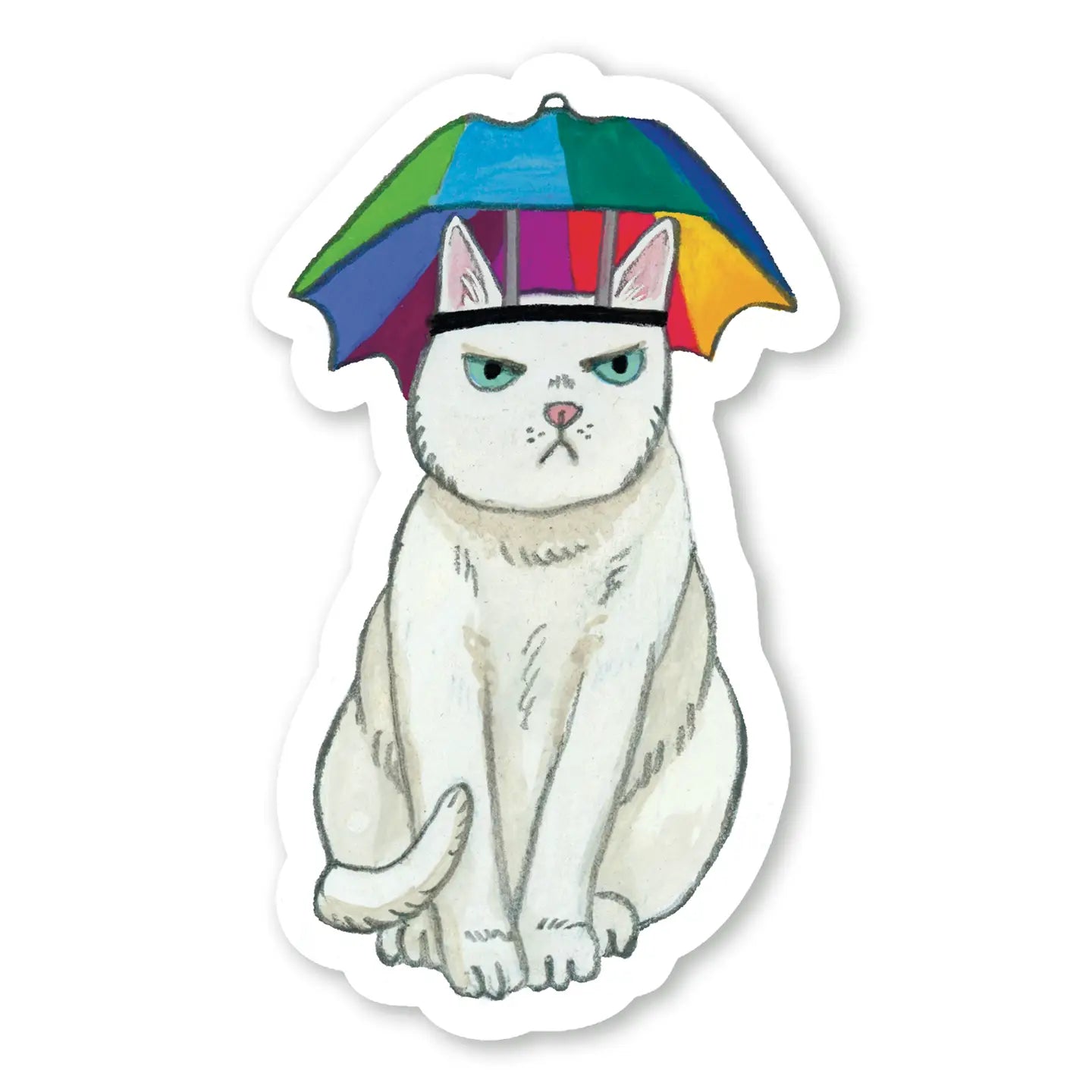 PM - Summer Cat Sticker
