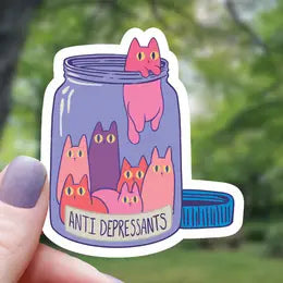 MGC - Cat Antidepressants Sticker