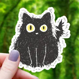 MGC - Electrified Black Cat Sticker