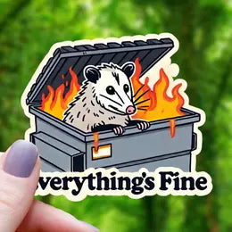 MGC - Everything’s Fine Opossum Sticker