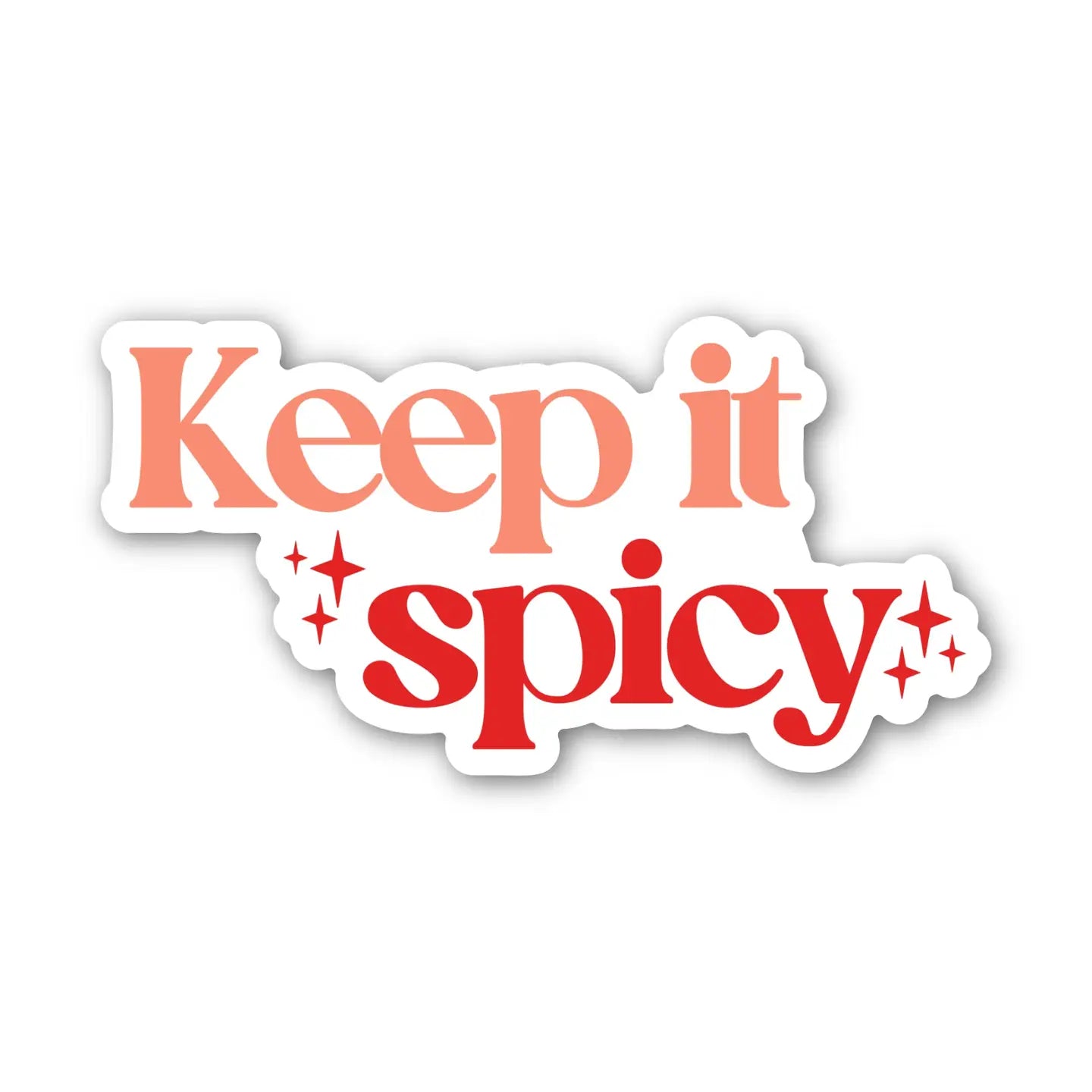 BM - Keep It Spicy Bookish Text Sticker