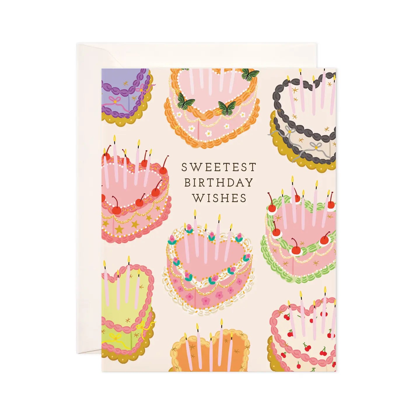 BWS - Sweetest Birthday Cakes Greeting Card - Birthday Card