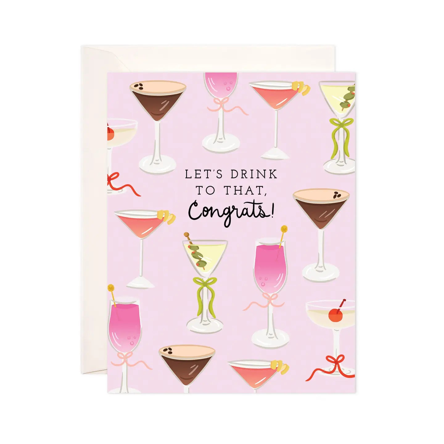 BWS - Drink To That Greeting Card - Congratulations Card