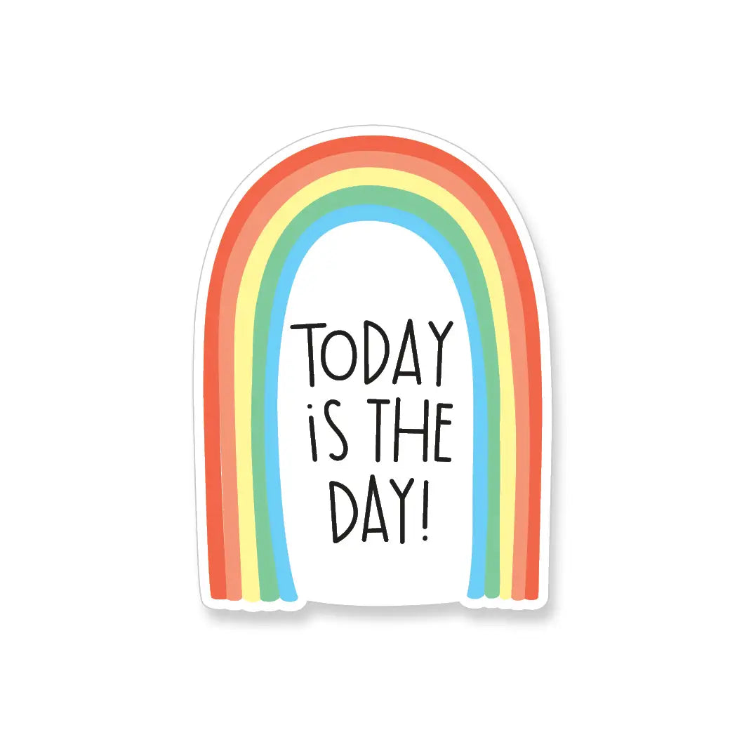 A2 - Today Is the Day, Rainbow Vinyl Sticker