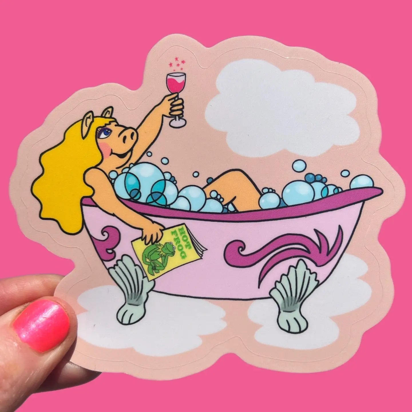AW - Miss Piggy Sticker 3 Inch