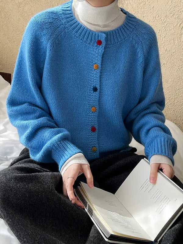 SWEATER - #8702 - Blue - One Size