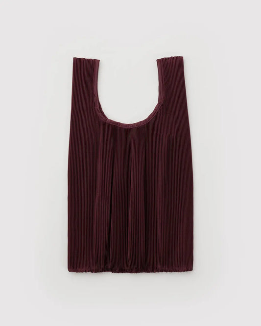 BAGGU - Pleated BAGGU, Mahogany