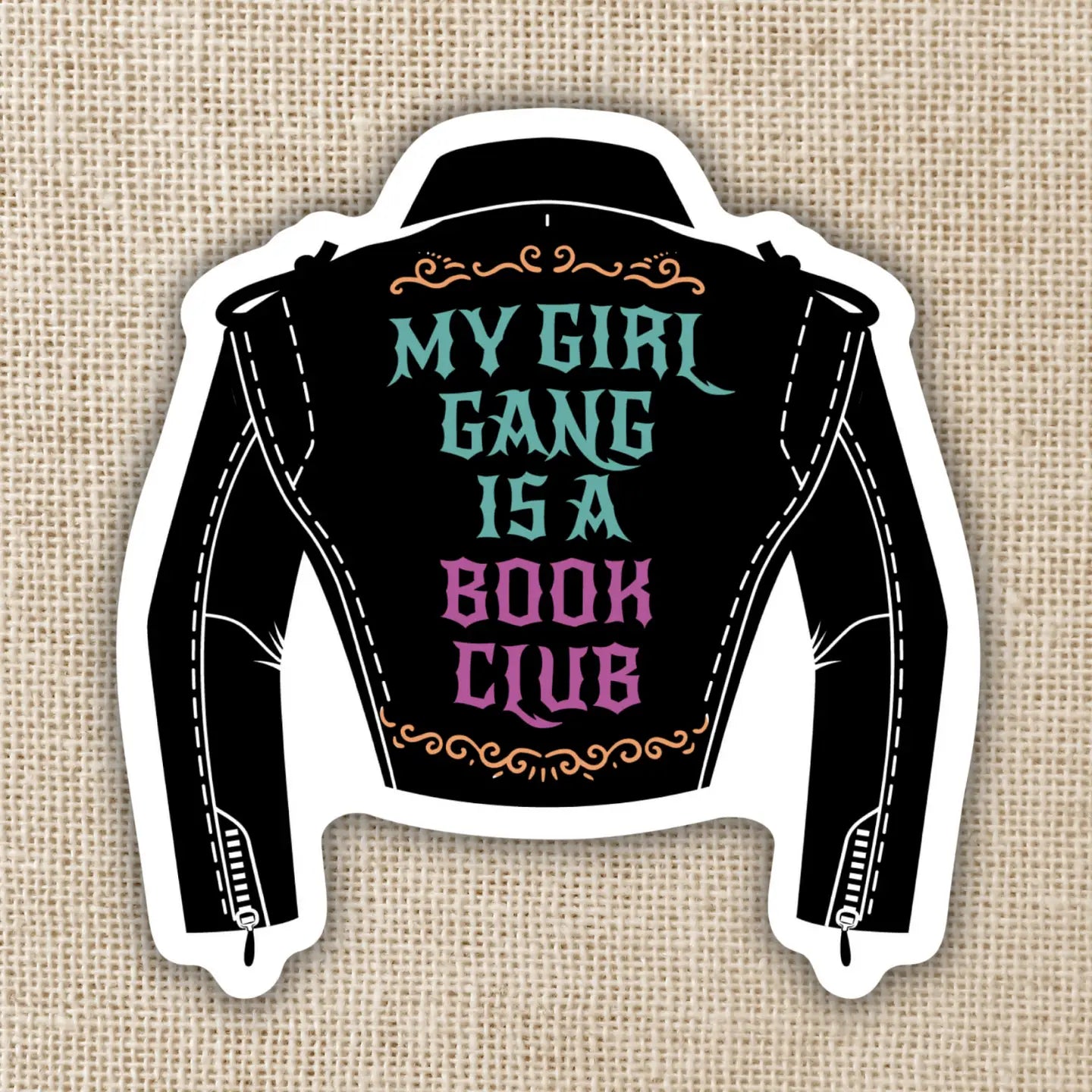 KOT - My Girl Gang Is A Book Club Sticker Sticker