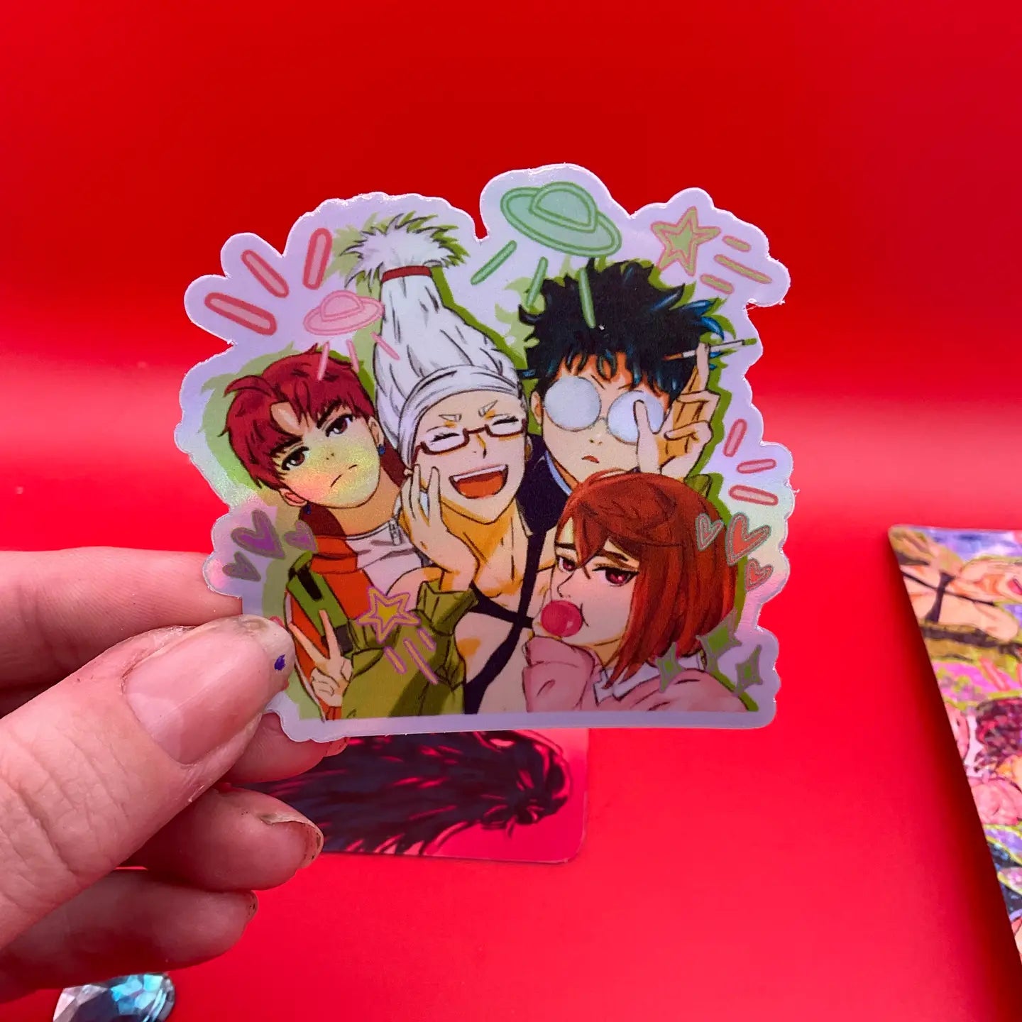 EPA - Dan Da Dan Sticker Waterproof Holographic Vinyl