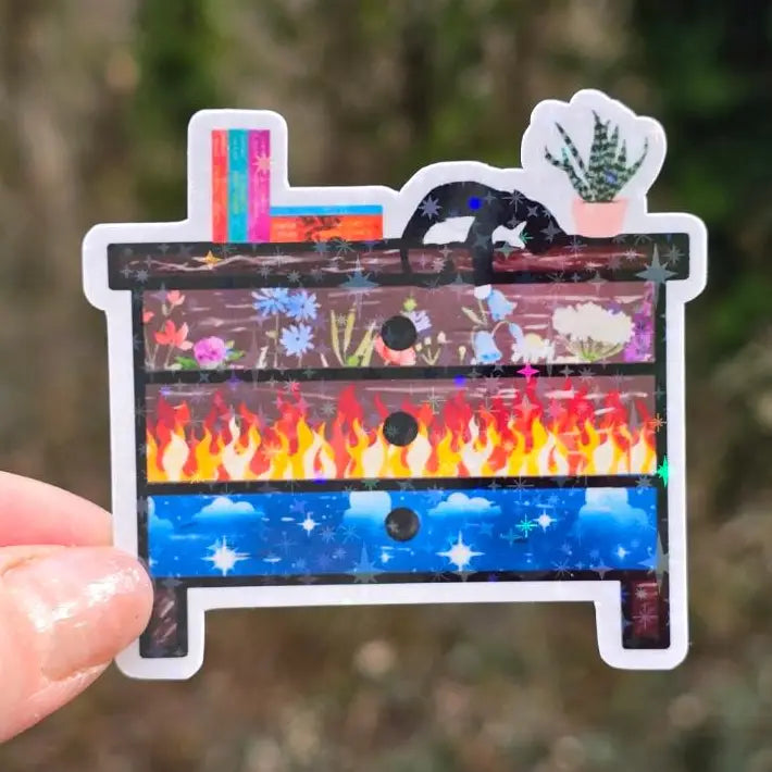 AN - A Court of Thorns and Roses Archeron Sisiter's Dresser Sticker