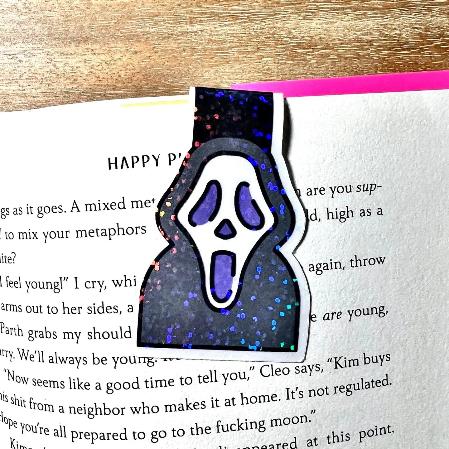 AN - Ghost Spooky Magnetic Bookmark