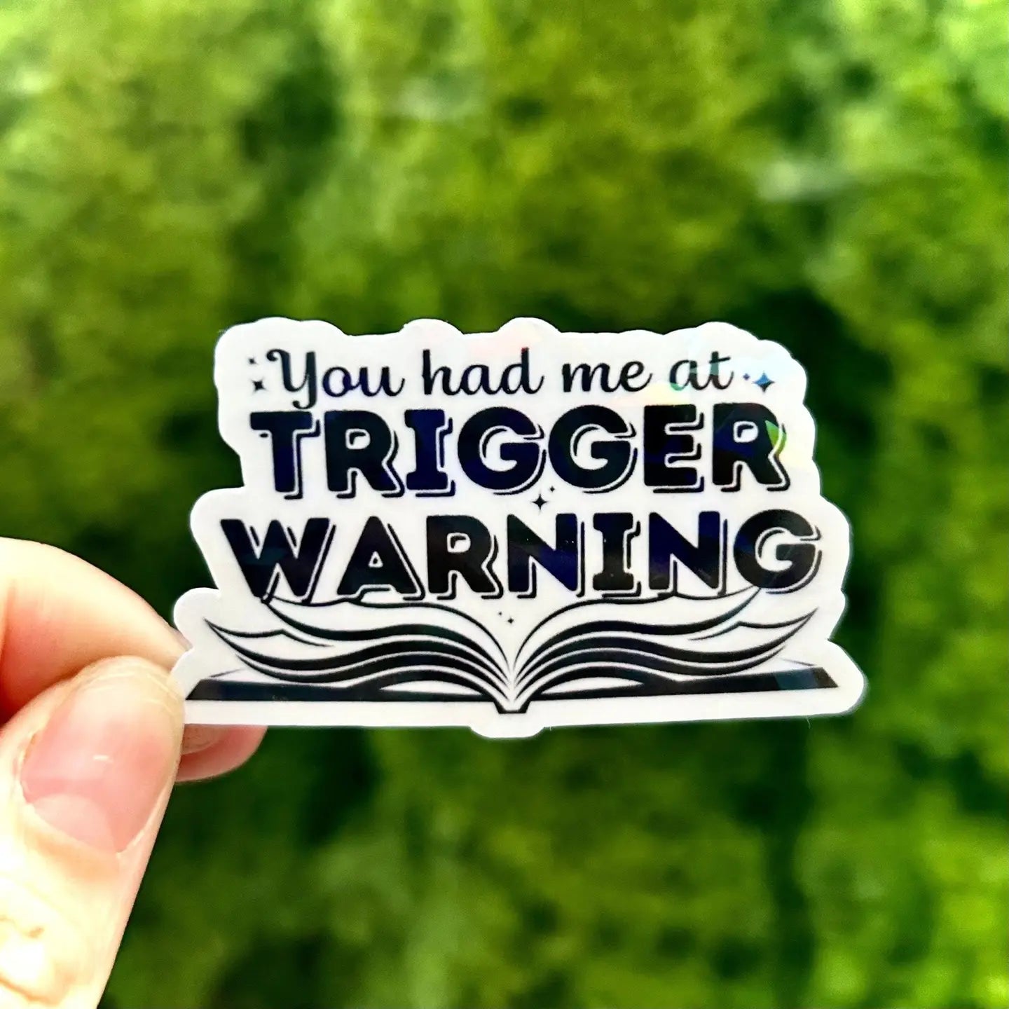 AN - Trigger Warning Sticker