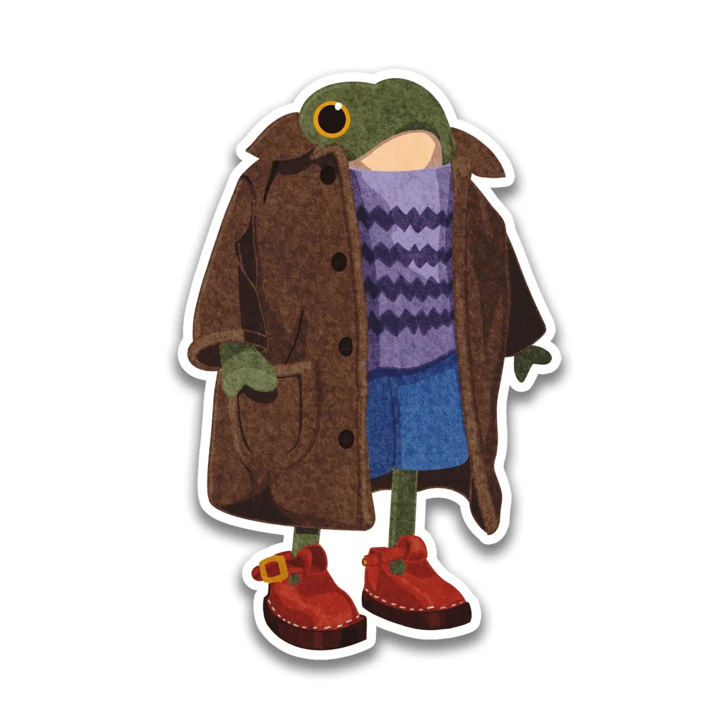 SWF - Well Dressed Frog Sticker