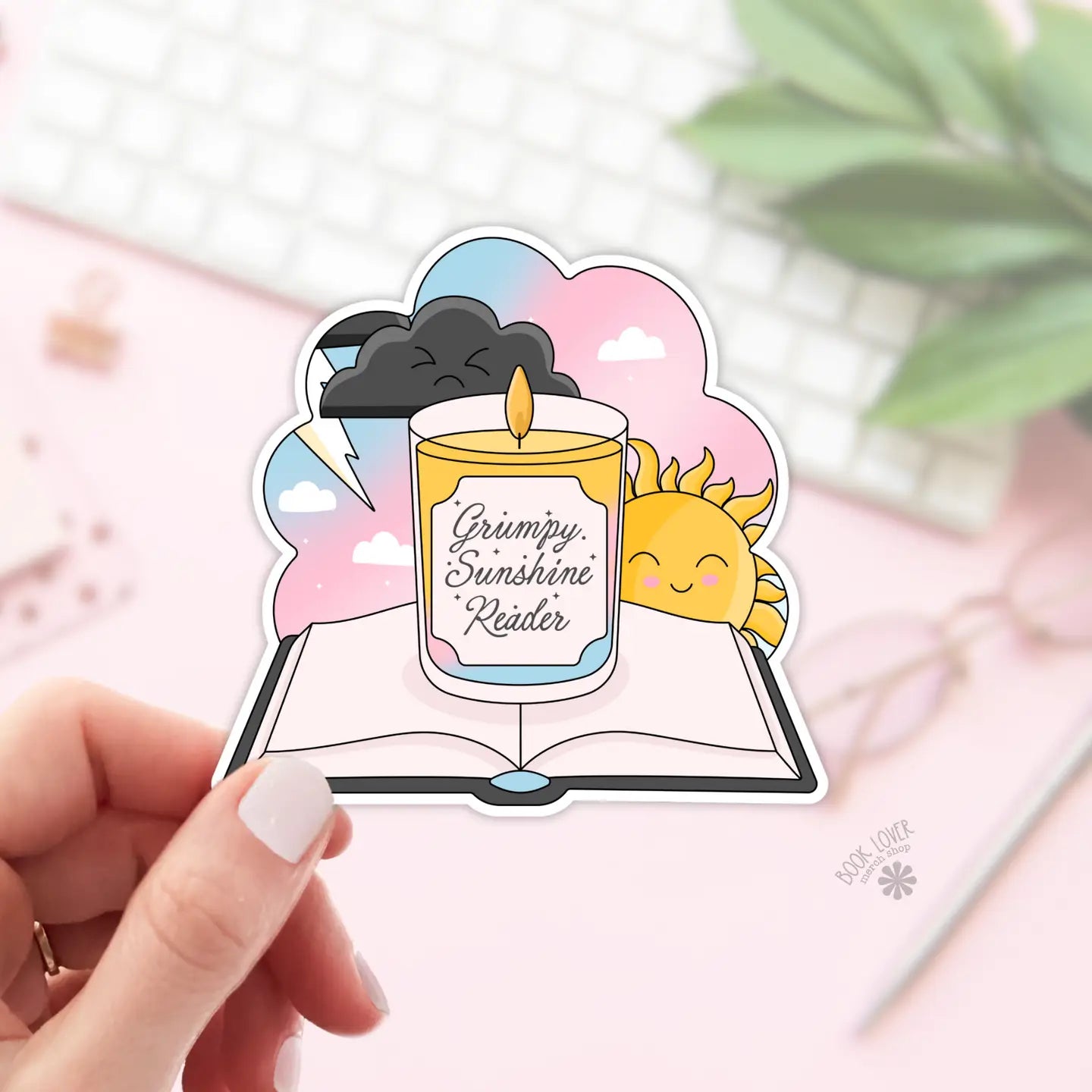 BLM - Grumpy Sunshine Reader Stickers