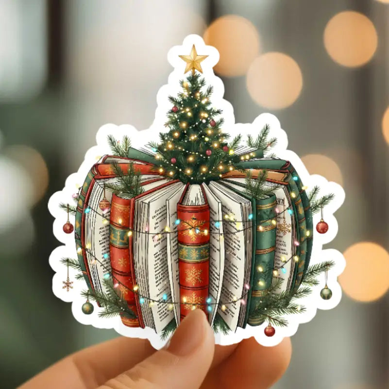 MMT - Beautiful Christmas Reading Vinyl Sticker