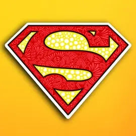 ZD-Superman Sticker (Waterproof)