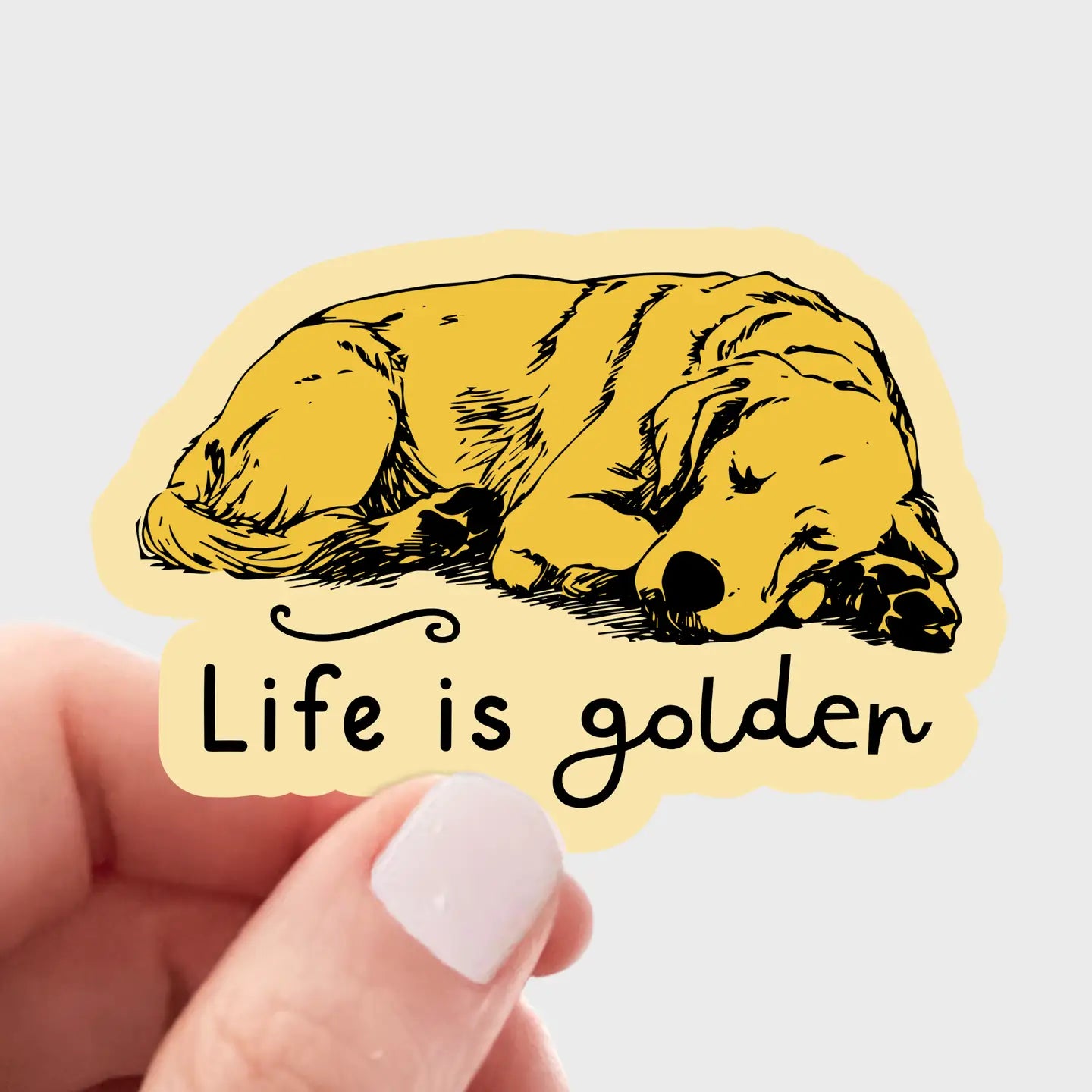 Y - Life is Golden Sticker