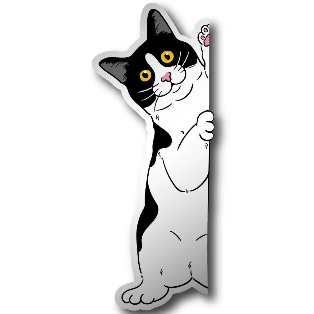 CJ - Peeking Cat Cute Sticker