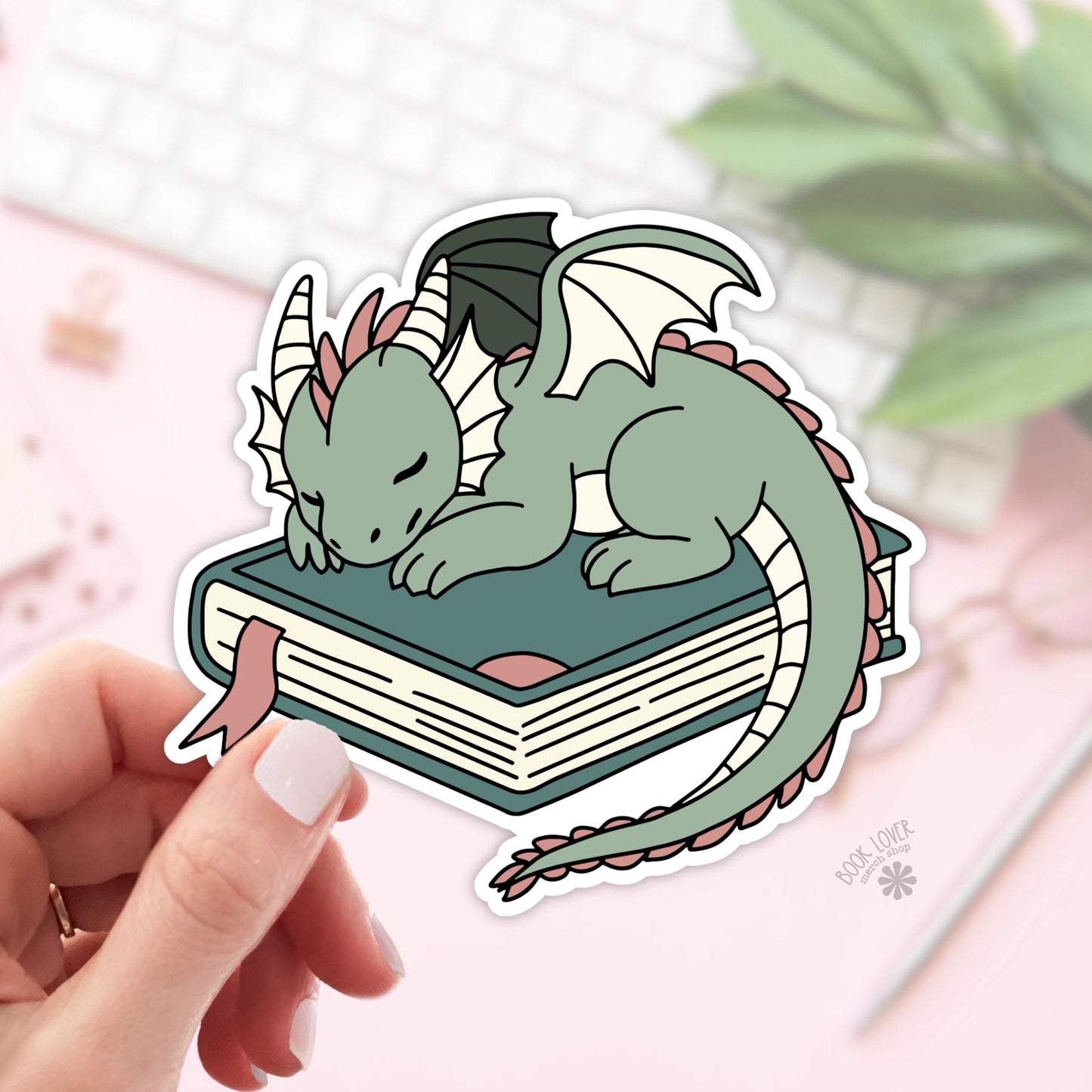 BLM- Dragon Book Fantasy Girlie Sticker