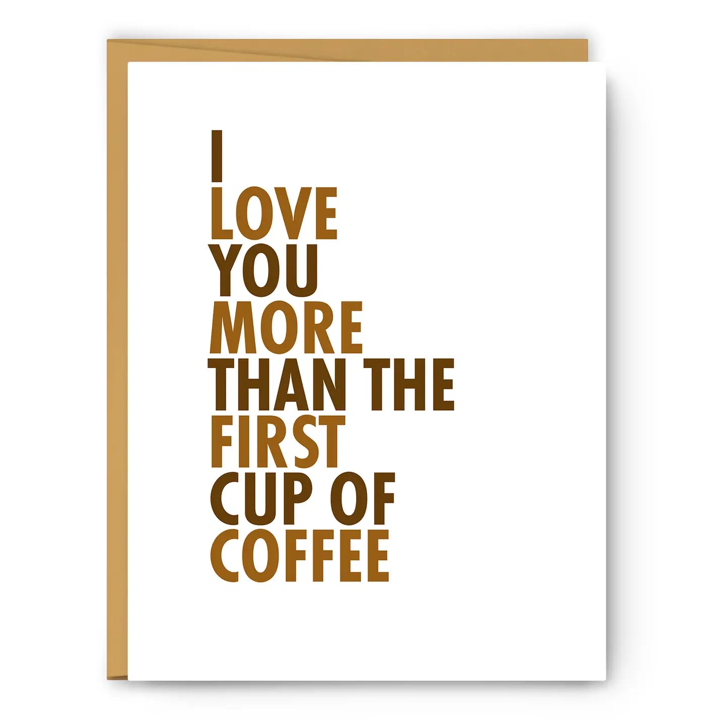FN - I Love You More Than the First Cup of Coffee - Love & Friend