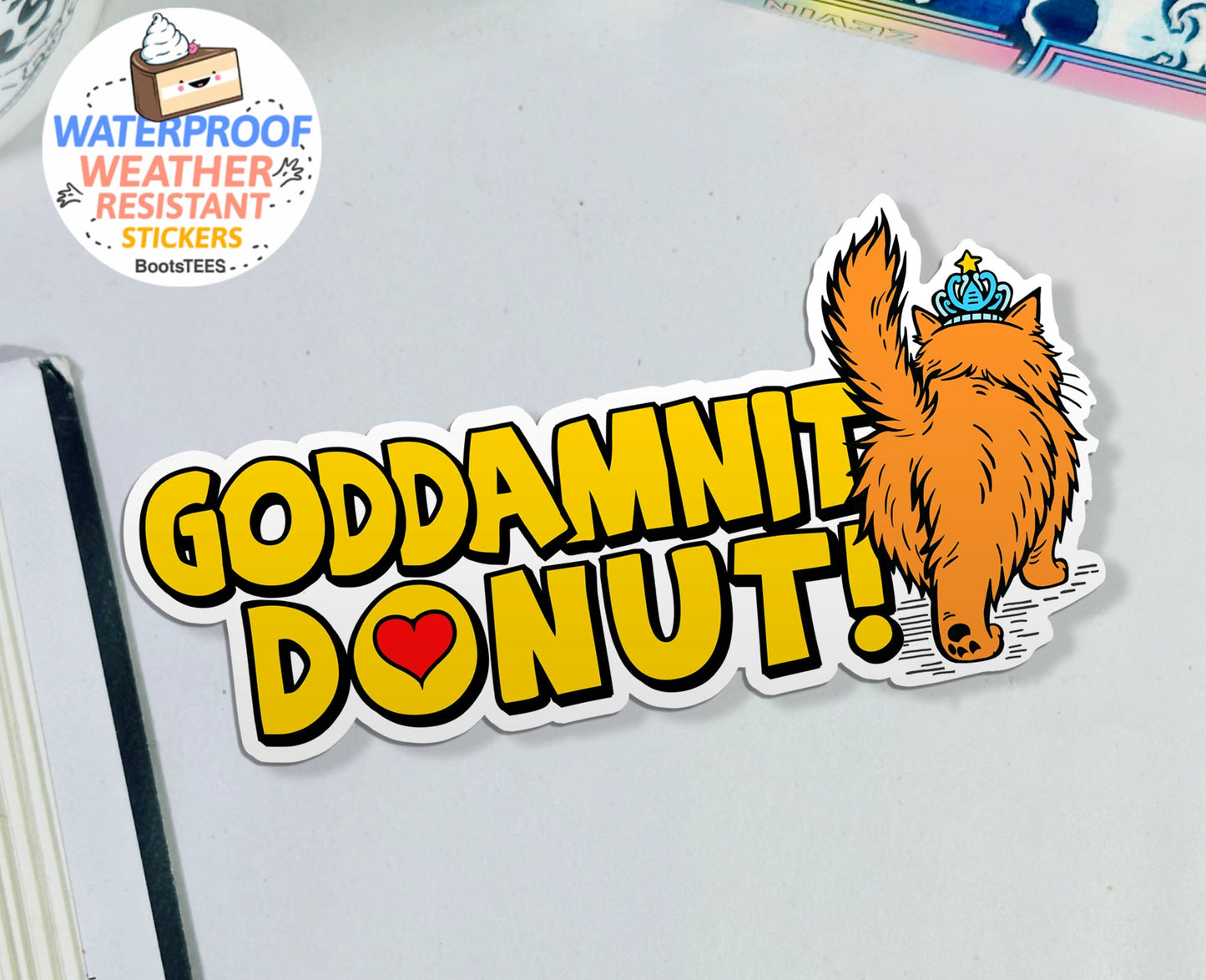 BT - Goddamnit Donut Sticker