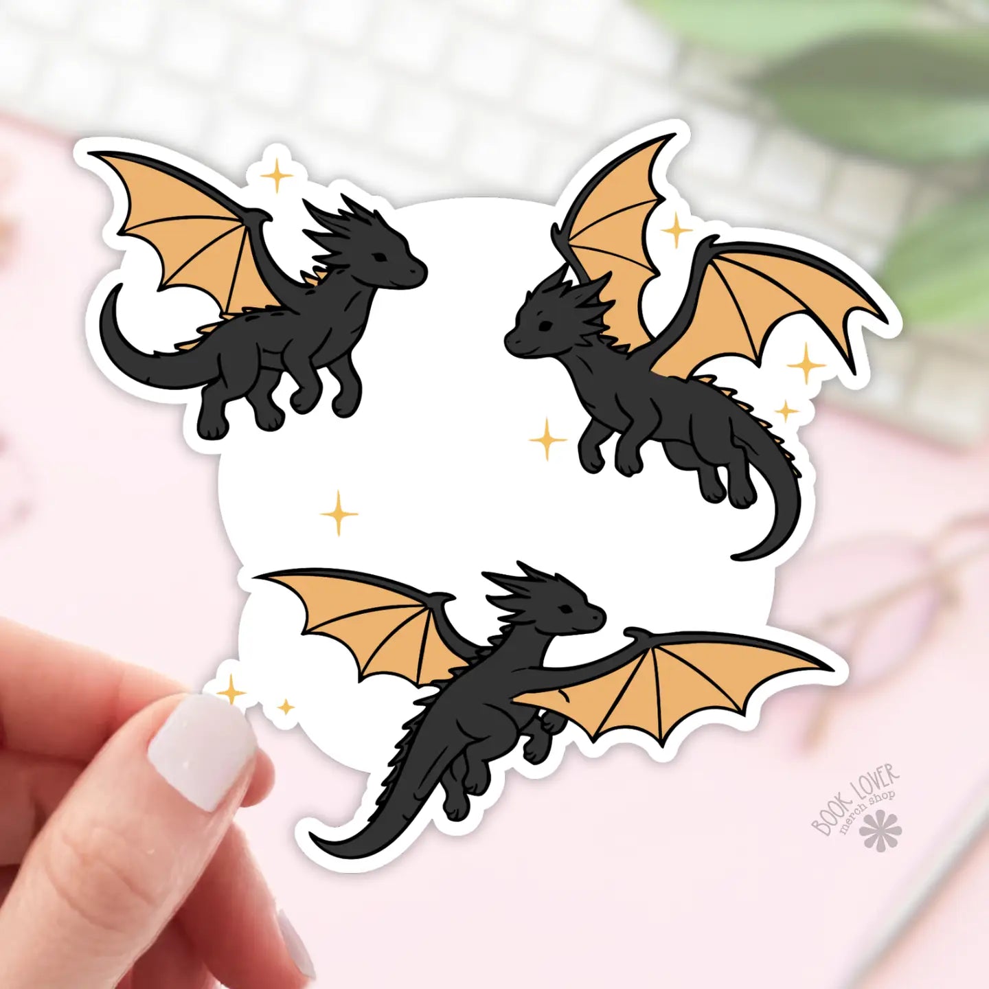 BLM - Black Dragons Bookish Babe Sticker