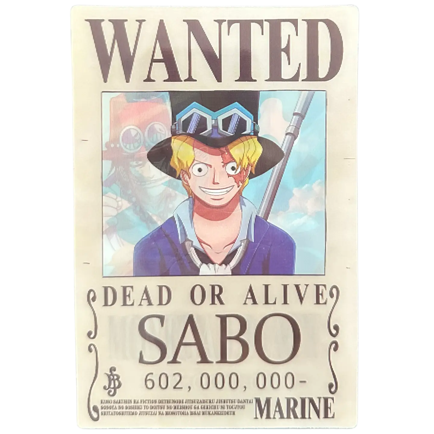 CC - Sabo Anime 3D Sticker