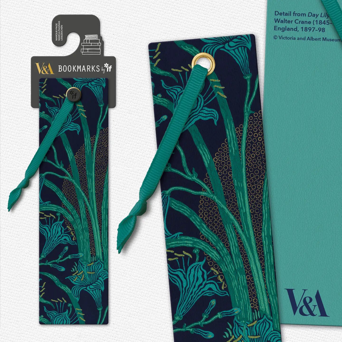 IU - V&A Collection Bookmarks - Crane Day Lilies