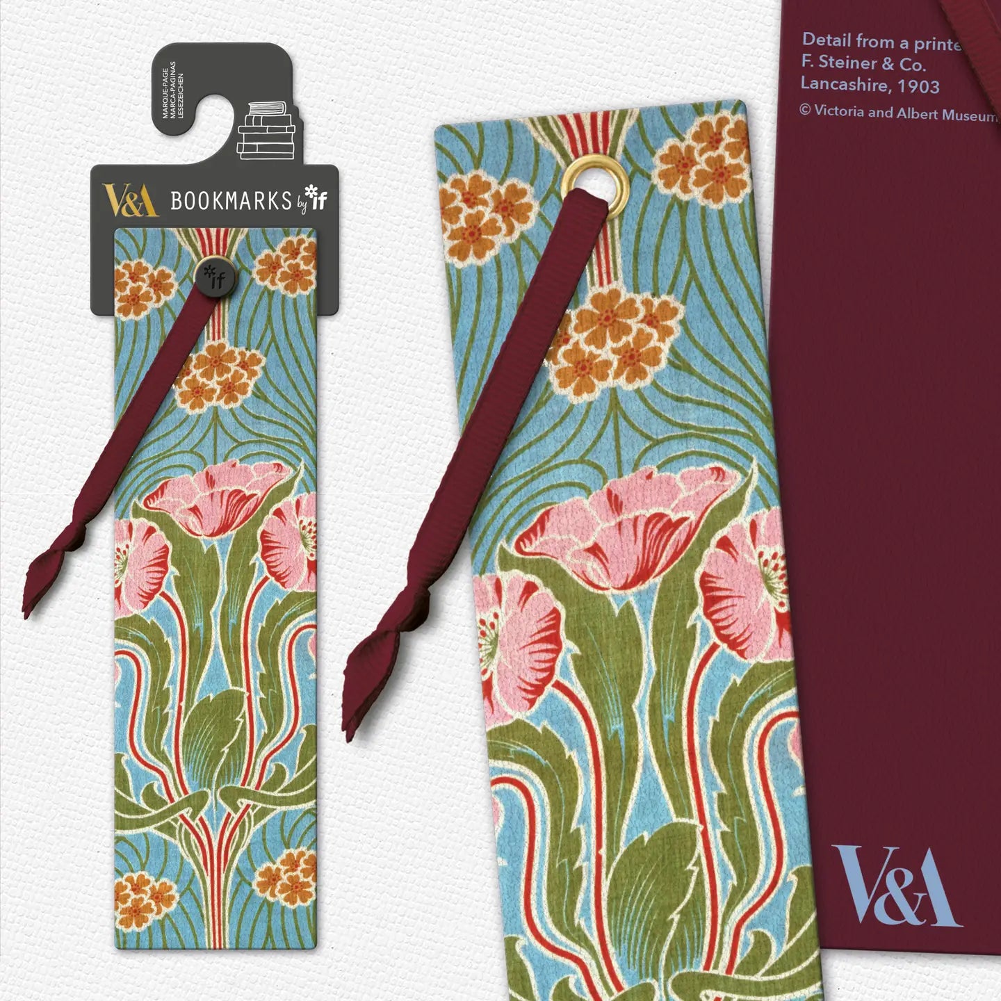 IU - V&A Collection Bookmarks - Steiner Poppies