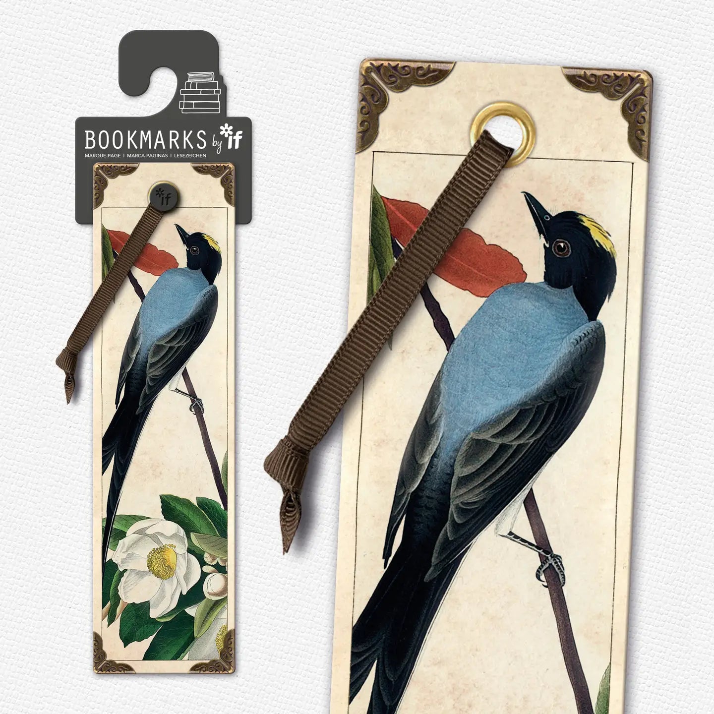 IU - Vintage Bookmarks - Flycatcher