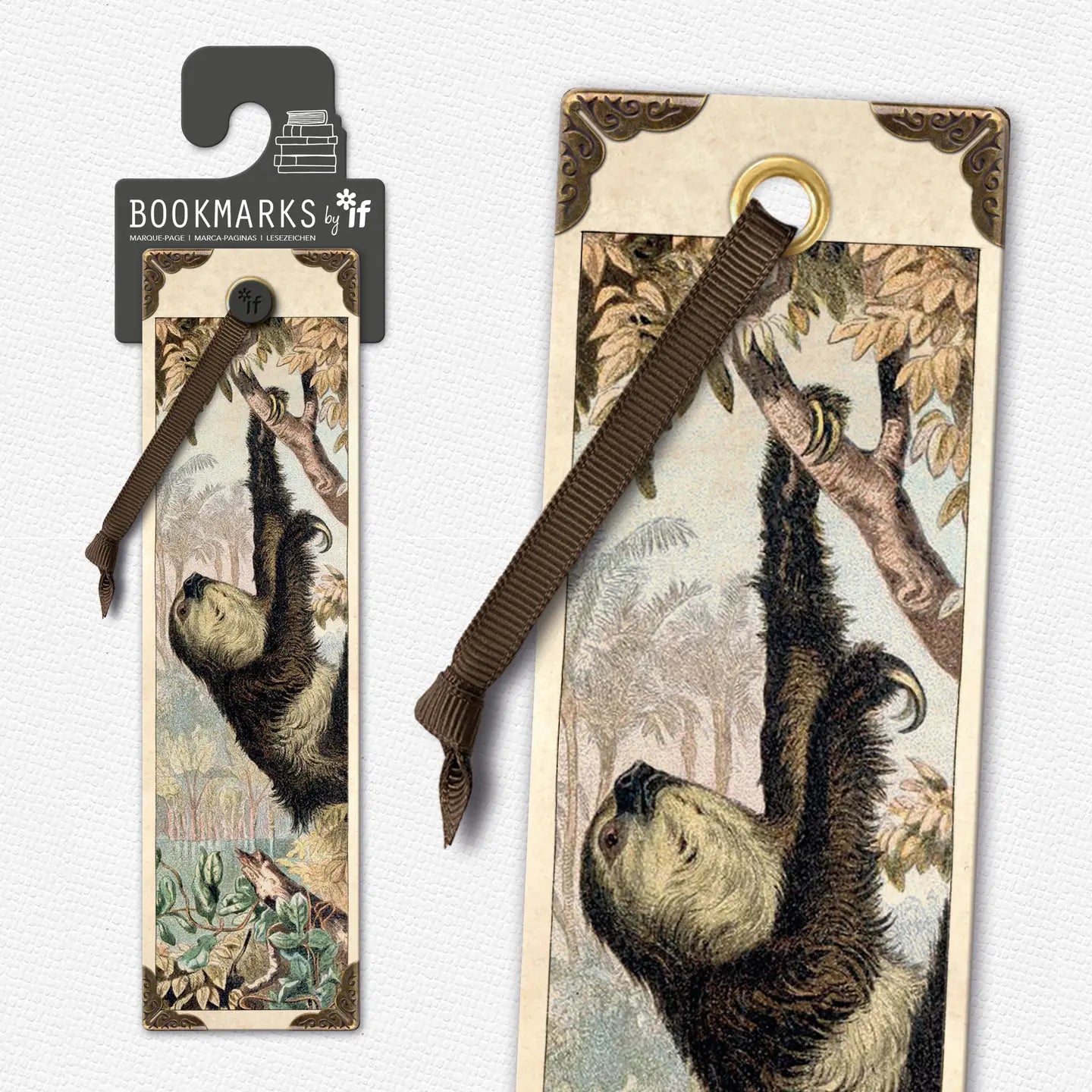 IU - Vintage Bookmarks - Sloth