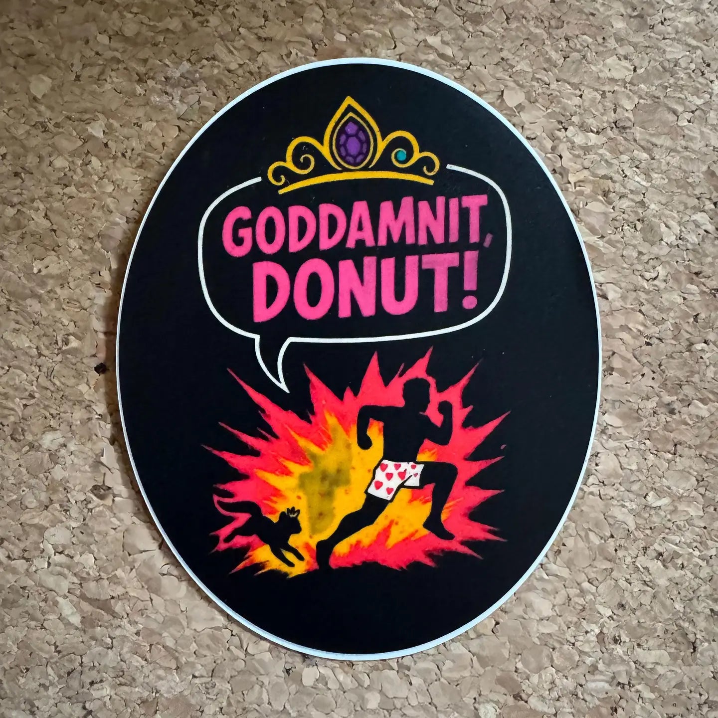 QAC - Goddang It Donut Sticker